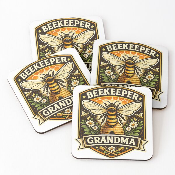 Item preview, Beekeeper Grandma Bee Vintage Badge designed and sold by Mohamedeinoo.