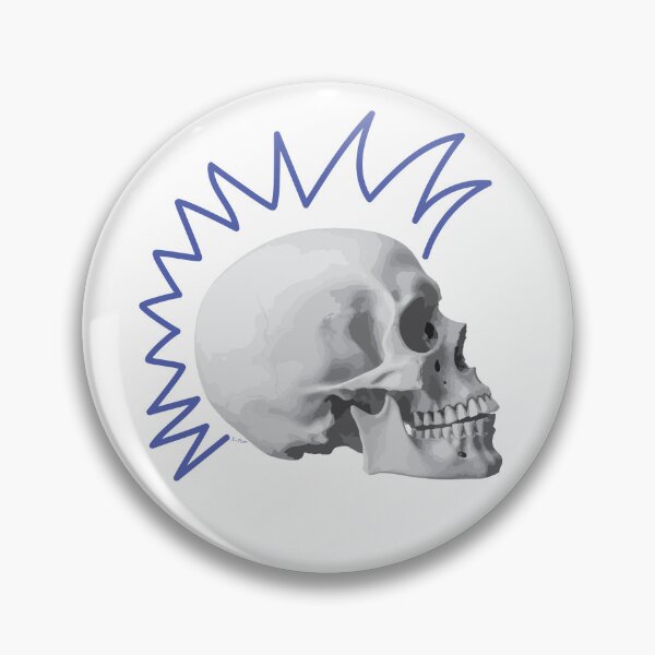 Item preview, Punk Skull Blue designed and sold by kerriestuff.