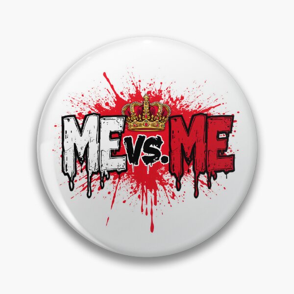 Item preview, Me vs Me Motivational Streetwear Gym Typography T-Shirt designed and sold by Kavya Art.