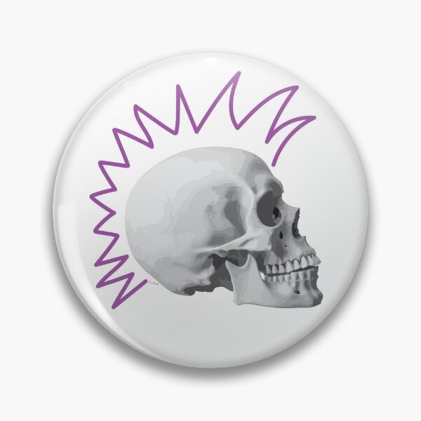Item preview, Punk Skull Purple designed and sold by kerriestuff.