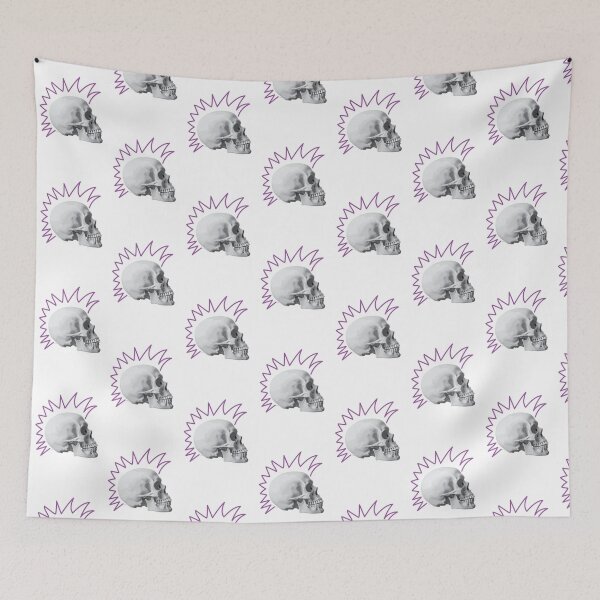 Item preview, Punk Skull Purple designed and sold by kerriestuff.