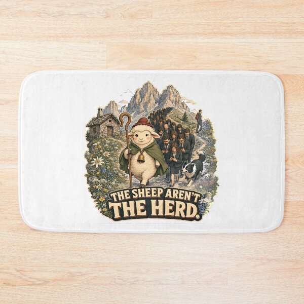 Item preview, The Sheep Aren’t the Herd designed and sold by WonderLayer.