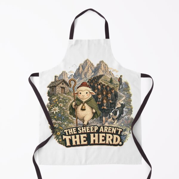 Item preview, The Sheep Aren’t the Herd designed and sold by WonderLayer.