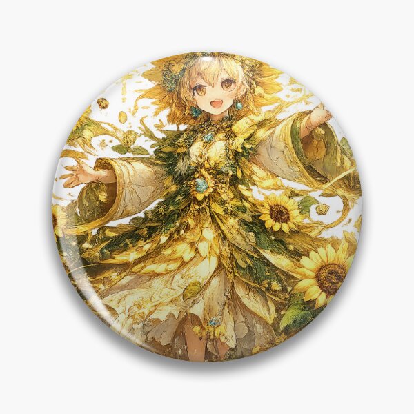 Item preview, Sunflower Spirit Guardian Sticker designed and sold by blossomfun.