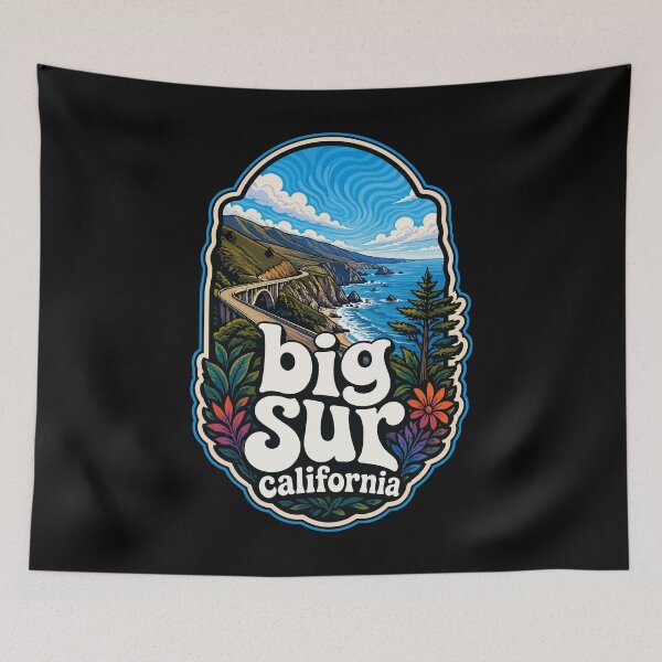 Item preview, Big Sur California Coast Travel designed and sold by TomFrontierArt.
