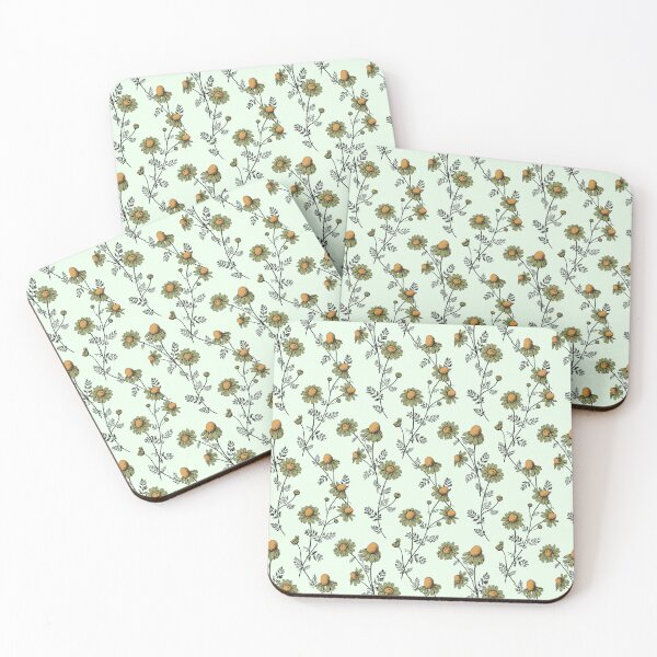Item preview, Vintage Chamomile Botanical Pattern Design designed and sold by NuvoraNest.