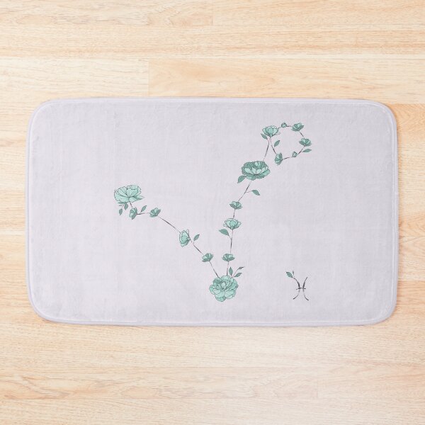 Item preview, Pisces Floral Zodiac Constellation designed and sold by TheThankfulTyne.