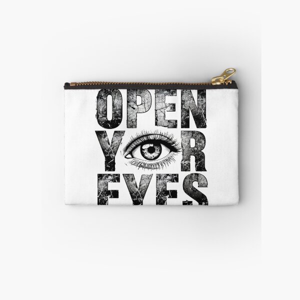 Item preview, Open Your Eyes Motivational Streetwear Graphic T-Shirt designed and sold by Kavya Art.