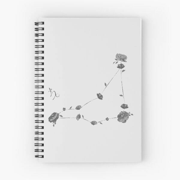Item preview, Capricorn Floral Zodiac Constellation designed and sold by TheThankfulTyne.