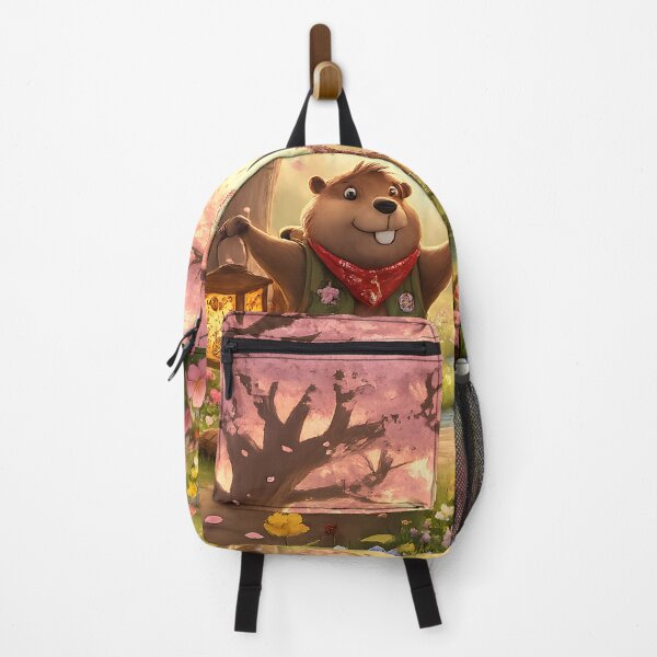 Item preview, Happy Beaver Adventures – Spring Blossom Festival designed and sold by Clothes With Smiling Animals Walt Gral.