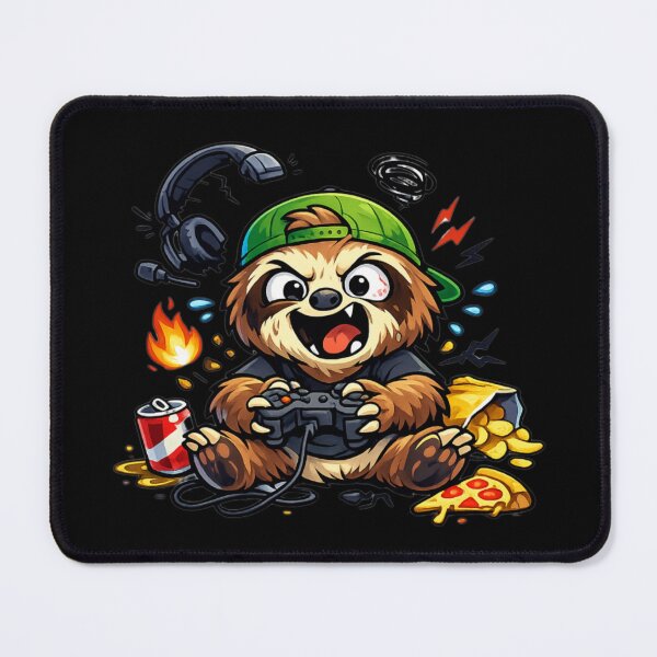 Item preview, Angry Gamer Sloth Rage Quit Funny Gaming designed and sold by IMOBILYARI VibeCore.