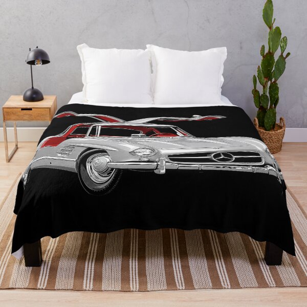 Item preview, Mercedes-Benz 300 SL Gullwing – Silver Classic Sports Car Art designed and sold by Stinky Lincy's Apparel Company.
