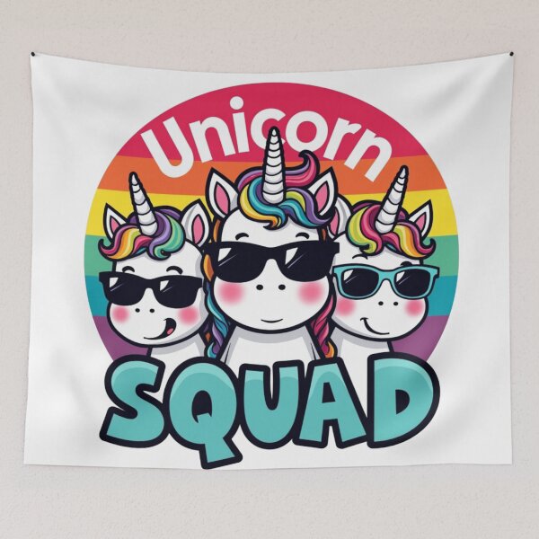 Item preview, Unicorn Squad Unicorn Unicorns Rainbow designed and sold by Akasilius.