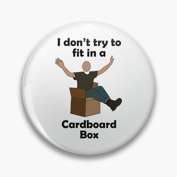 Item preview, Cardboard Box Not Trying To Fit In Farewell Party designed and sold by Nisha Prabhu.