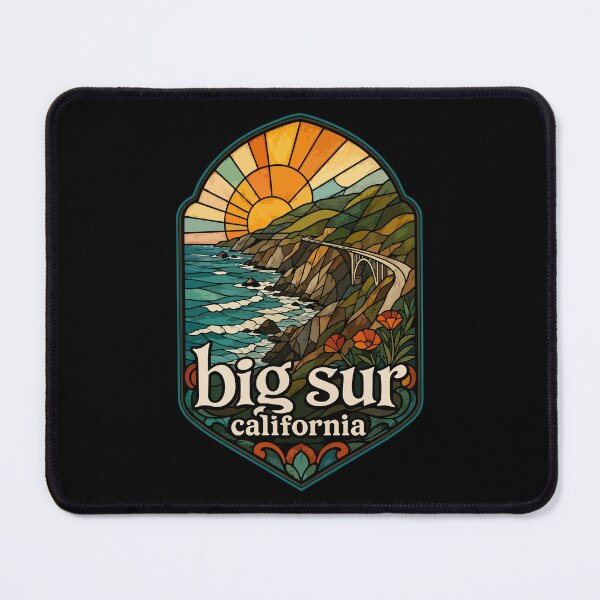 Item preview, Big Sur California Stained Glass Art designed and sold by TomFrontierArt.