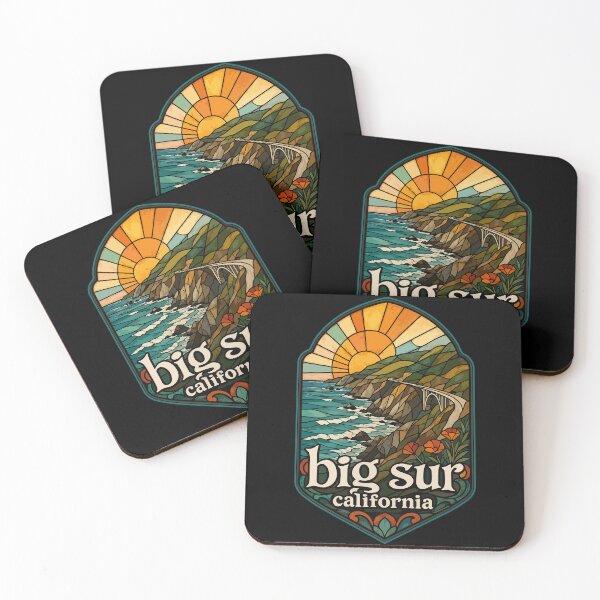 Item preview, Big Sur California Stained Glass Art designed and sold by TomFrontierArt.