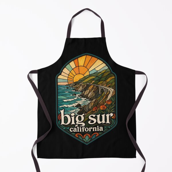 Item preview, Big Sur California Stained Glass Art designed and sold by TomFrontierArt.