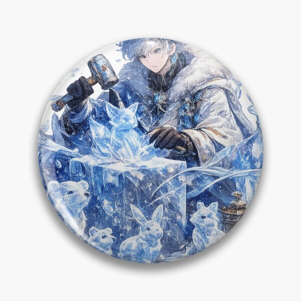 Item preview, Crystal Ice Sculptor Sticker designed and sold by blossomfun.