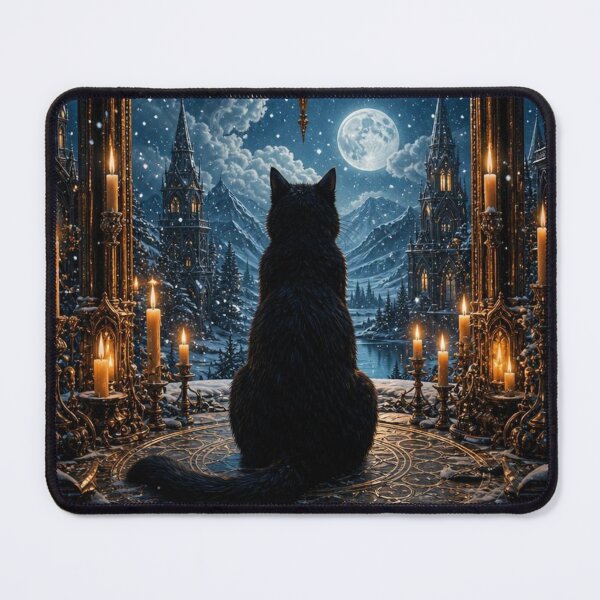 Item preview, Black Cat & Candlelit Star-#blackcataesthetic # designed and sold by mo-carnival.