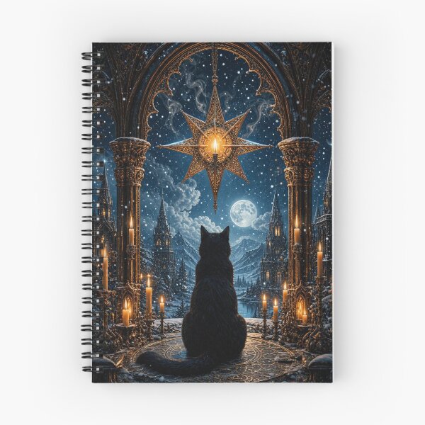Item preview, Black Cat & Candlelit Star-#blackcataesthetic # designed and sold by mo-carnival.