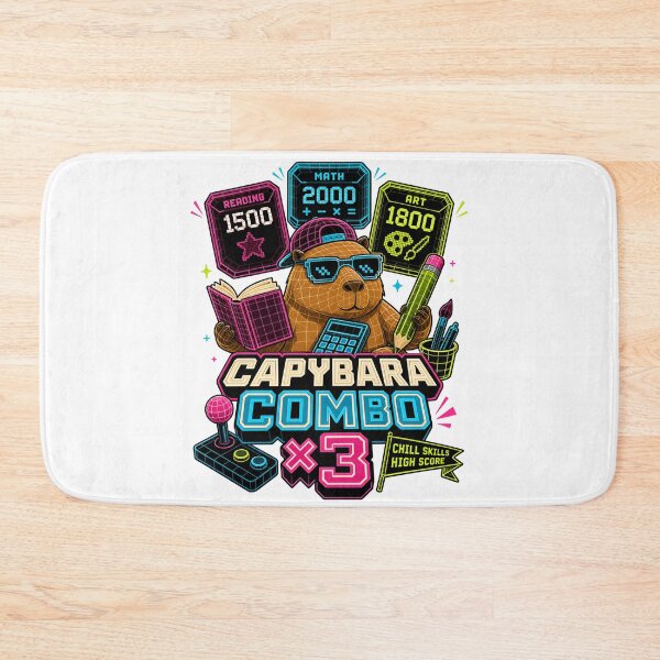 Item preview, Back to School – Capybara Combo x3 High Score designed and sold by Fenay Designs.
