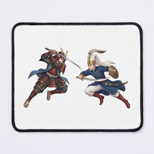 Item preview, Samurai vs Ottoman Janissary - Anime Warrior Battle designed and sold by TontikDesign.