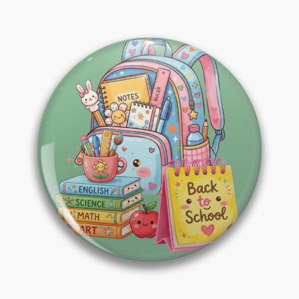 Item preview, Cute Kawaii Back to School Backpack School Supplies designed and sold by Szpaku desart .