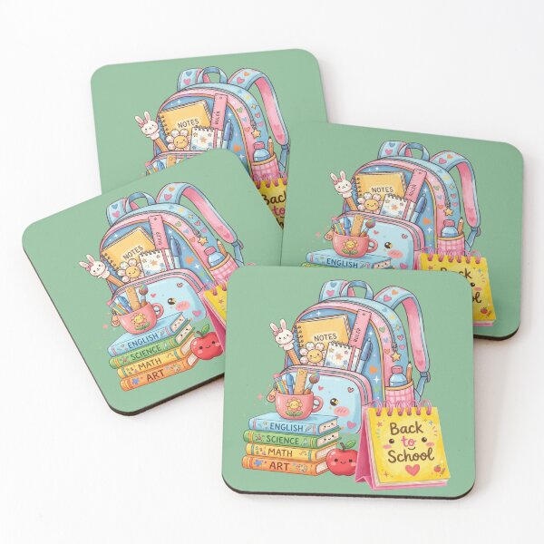 Item preview, Cute Kawaii Back to School Backpack School Supplies designed and sold by Szpaku desart .