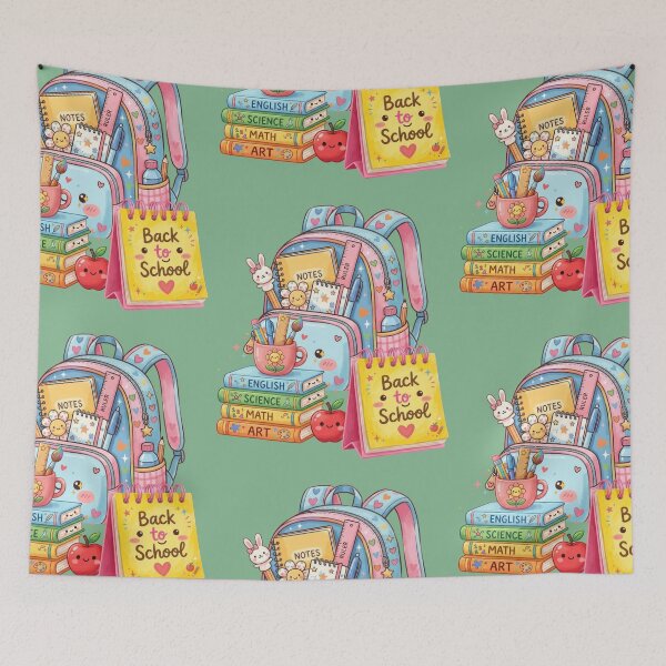 Item preview, Cute Kawaii Back to School Backpack School Supplies designed and sold by Szpaku desart .