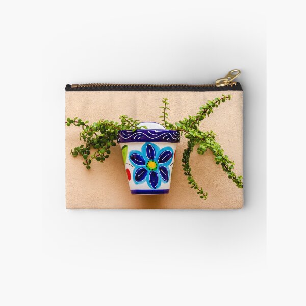 Item preview, Colorful Ceramic Flower Pot With Trailing Succulent Mounted On Pastel Wall designed and sold by Nmallia.