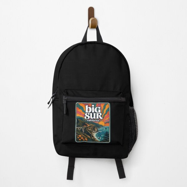 Item preview, Big Sur California Coast Retro Trippy Travel designed and sold by TomFrontierArt.