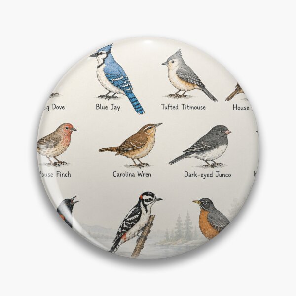 Item preview, Backyard birds in Ontario Poster designed and sold by AndyMcBird.