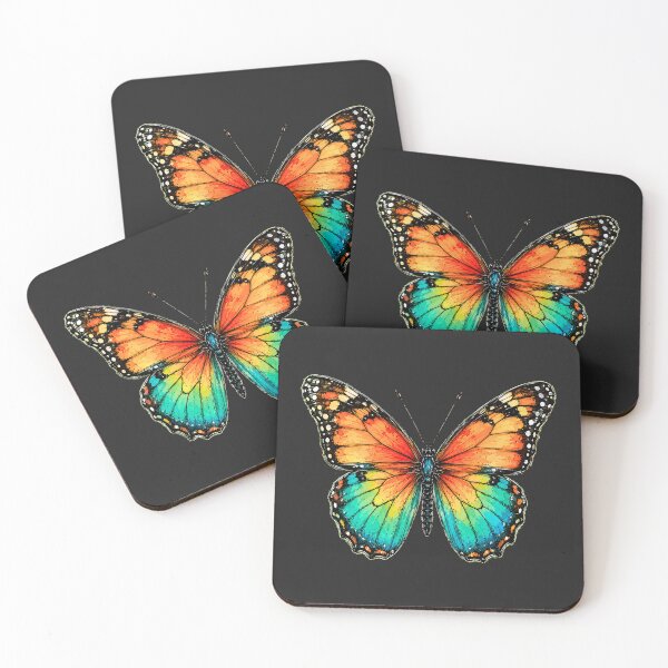 Item preview, Monarch Butterfly Watercolor Art – Colorful Nature Illustration designed and sold by ColorSplash123.