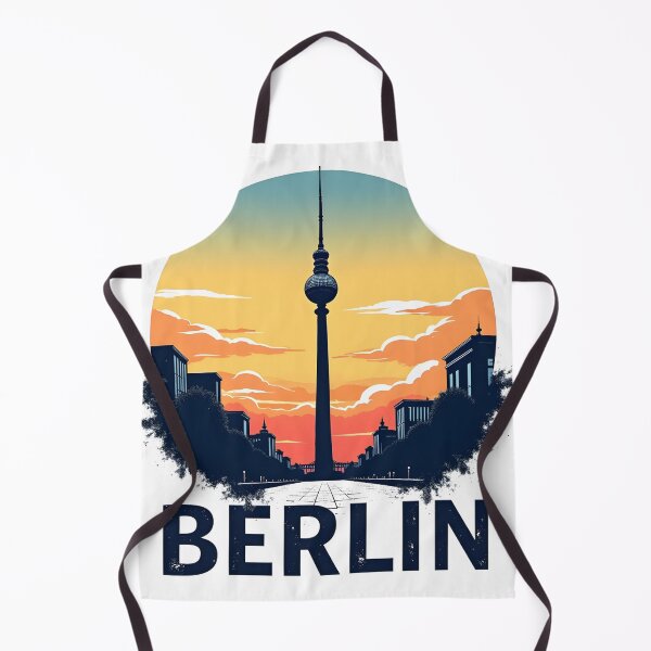 Item preview, Berlin with TV tower sunset designed and sold by Akasilius.