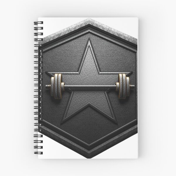 Item preview, Military Star Barbell Strength Emblem designed and sold by Snedsdigital.