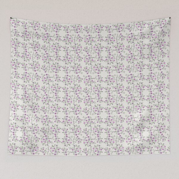 Item preview, The flower garden is blooming with shades of pink purple. designed and sold by LifeTU.