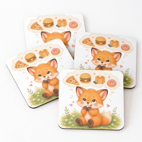 Item preview, Cute Hungry Fox Sticker designed and sold by Snikdha.