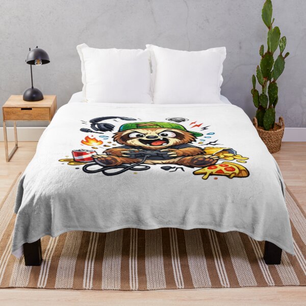 Item preview, Angry Gamer Sloth Rage Quit Funny Gaming designed and sold by IMOBILYARI VibeCore.