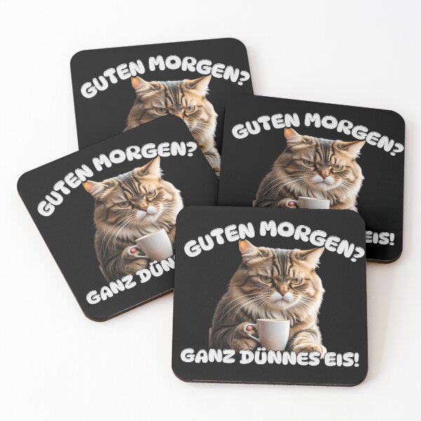 Item preview, Good morning? That's a very thin ice! A grumpy cat. designed and sold by Akasilius.