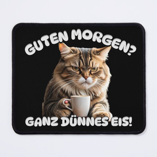 Item preview, Good morning? That's a very thin ice! A grumpy cat. designed and sold by Akasilius.