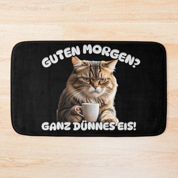 Item preview, Good morning? That's a very thin ice! A grumpy cat. designed and sold by Akasilius.