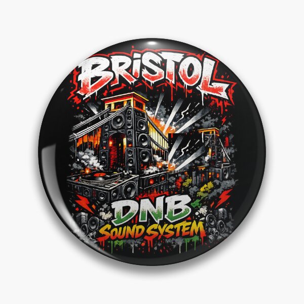Item preview, Bristol DnB Sound System Clifton Suspension Bridge Graffiti Art designed and sold by  ZenRave Designs.