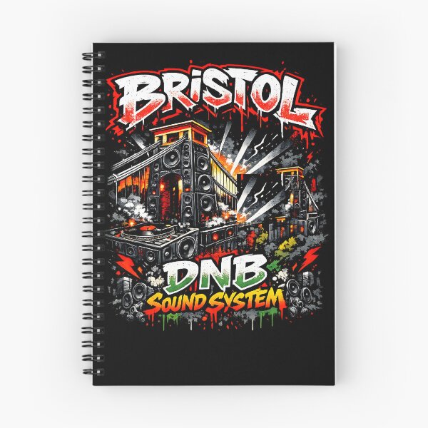Item preview, Bristol DnB Sound System Clifton Suspension Bridge Graffiti Art designed and sold by  ZenRave Designs.