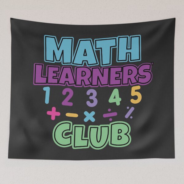 Item preview, Math learners club designed and sold by Think4Prints.