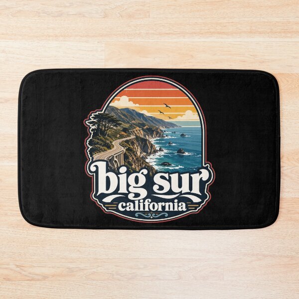 Item preview, Big Sur California Coast Retro Travel designed and sold by TomFrontierArt.