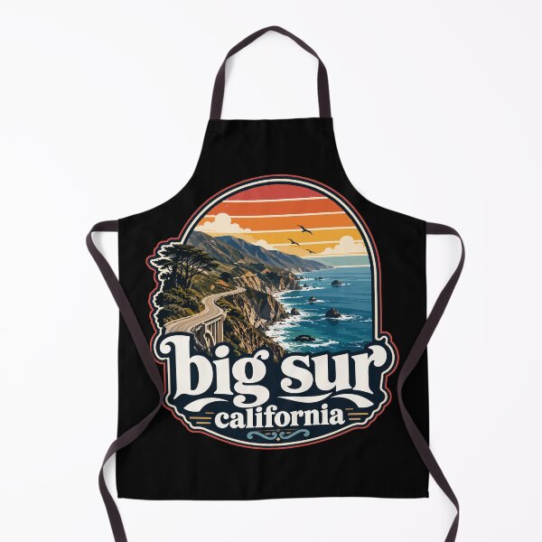 Item preview, Big Sur California Coast Retro Travel designed and sold by TomFrontierArt.