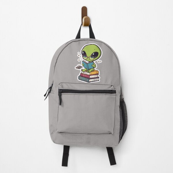 Item preview, Lost in the Universe of Books | Cute Alien Reader designed and sold by SmokingAlien.