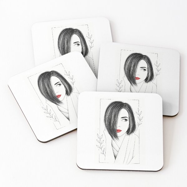 Item preview, Minimalist Red Lips Portrait designed and sold by Sztyep88.
