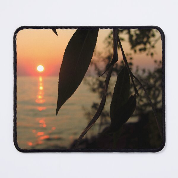Item preview, Golden Ocean Sunset Silhouette Tree Leaves designed and sold by BetweenForms.