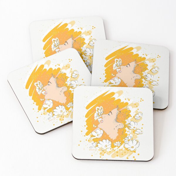 Item preview, Where Flowers Bloom – Yellow Butterfly Art designed and sold by HeyaSnober.
